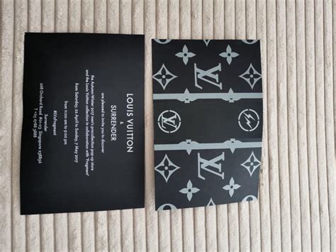 louis vuitton invitation cards.